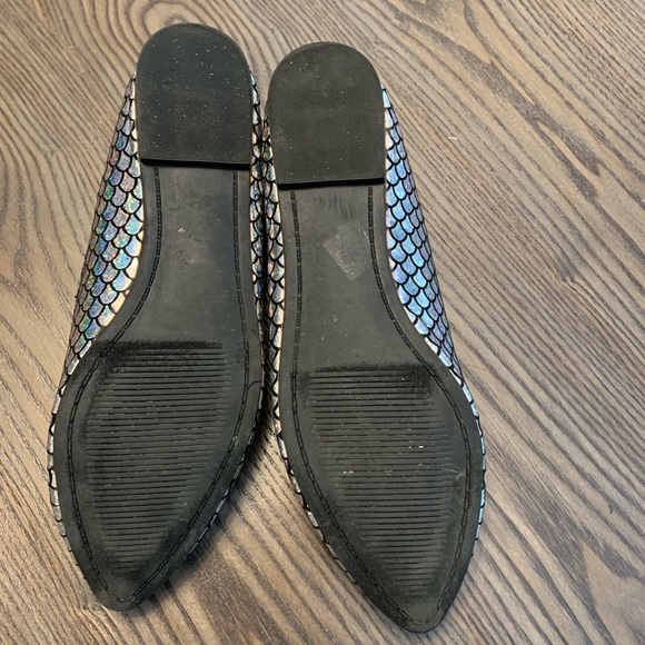 free when bundles mermaid print flats Sz 6 - Picture 2 of 4